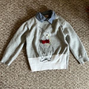 Cat &Jack 2 piece sweater, built in collar